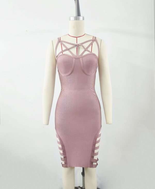 Sexy Hot Girl Tight Bandage Hip Skirt Lady Like - Image 4