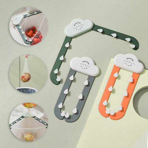 Triangular Cloud Sink Drain Rack Kitchen Garbage Filter Screen Dish Washing Sink Leftovers Rice Anti-blocking Kitchen Gadgets - Image 3