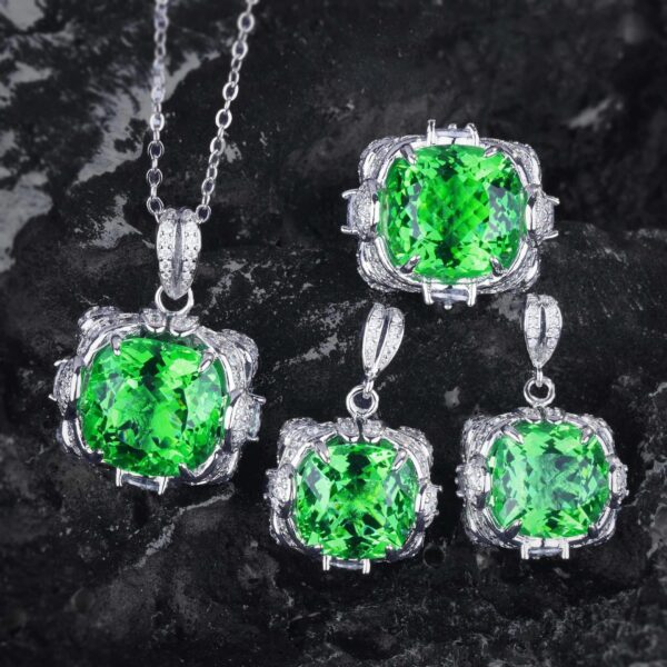 Women's Creative All-Match Ring Necklace And Earrings Suite - Image 5