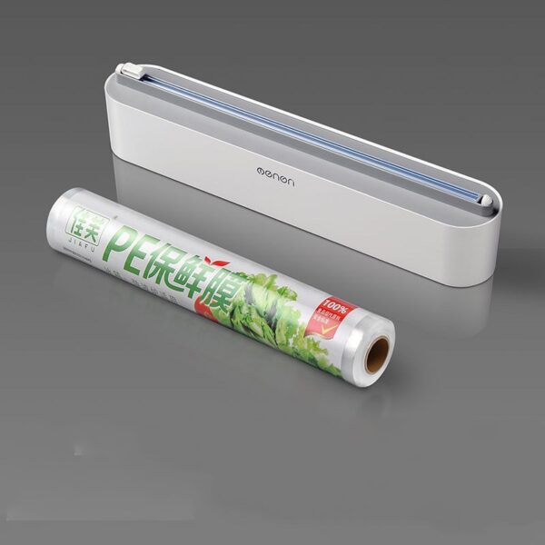 Upgraded Plastic Sharp Cutter Fixing Foil Cling Film Wrap Dispenser Fixed Refrigerator Storage Holder Kitchen Tool Accessories - Image 7