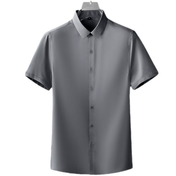 Non-ironing Short-sleeved Shirt Men's Anti-wrinkle Business - Image 2
