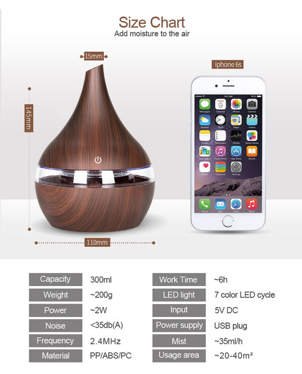 LED Essential Oil Diffuser - Image 5