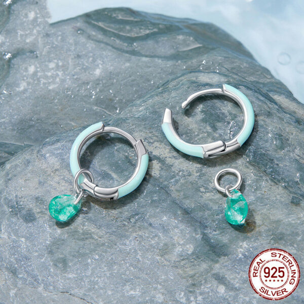 Romantic Summer Style S925 Sterling Silver Stud Earrings - Image 4