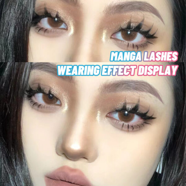 5 Pairs Manga Lashes New Arrival Anime Cosplay Natural Wispy  Korean Makeup Artificial False Eyelashes - Image 10