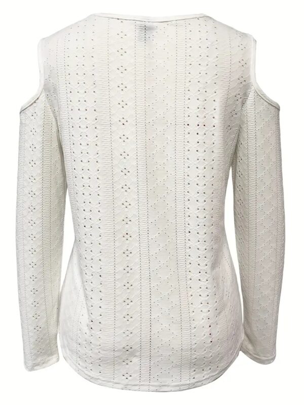 Ladies' Off-the-shoulder Long-sleeved Top - Image 2