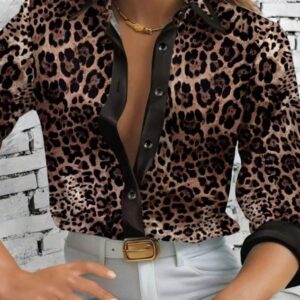 Women's Spring Summer Long Sleeve Casual Shirt