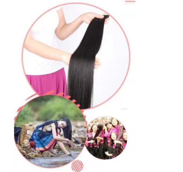 Patch straight hair wig - Image 4
