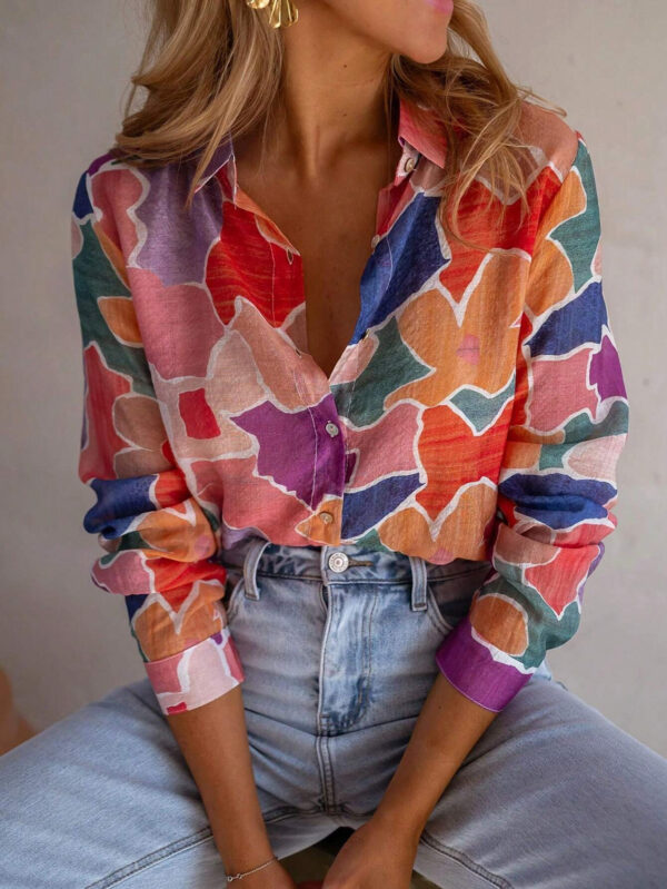 Women's Fashion Casual All-match Short-sleeved Shirt - Image 8