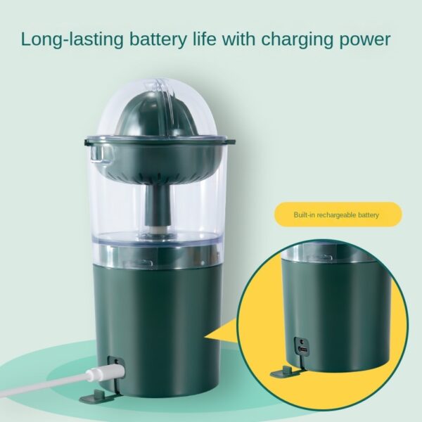 Portable Blender Electric Orange Press Mini Fruit Juicer Manual Juicer Cup Wireless Portable Juicer Bucket Juicer Kitchen Gadgets - Image 5