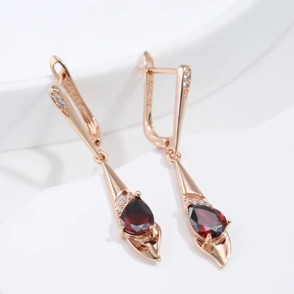 Japan And South Korea Simple Zircon Earrings Women's Ear Clip Kazakhstan - Image 5