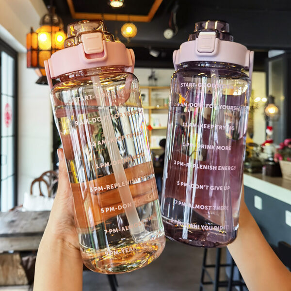 Large Plastic Cup Portable Water Bottle - Image 7