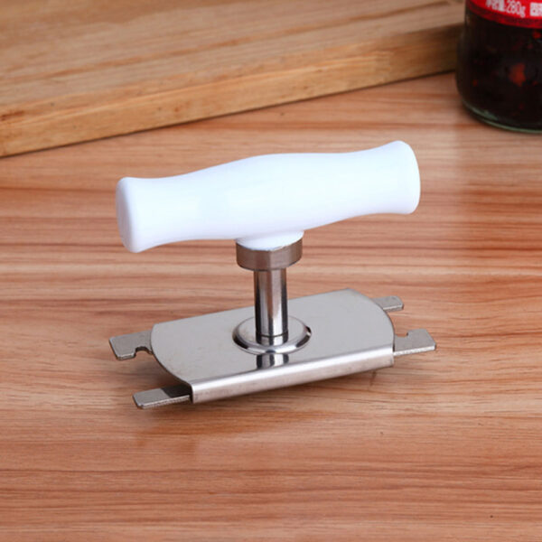 Stainless Steel Manual Screw Seal Adjustable Bottle Opener - Image 5