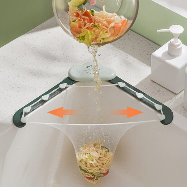 Triangular Cloud Sink Drain Rack Kitchen Garbage Filter Screen Dish Washing Sink Leftovers Rice Anti-blocking Kitchen Gadgets - Image 8
