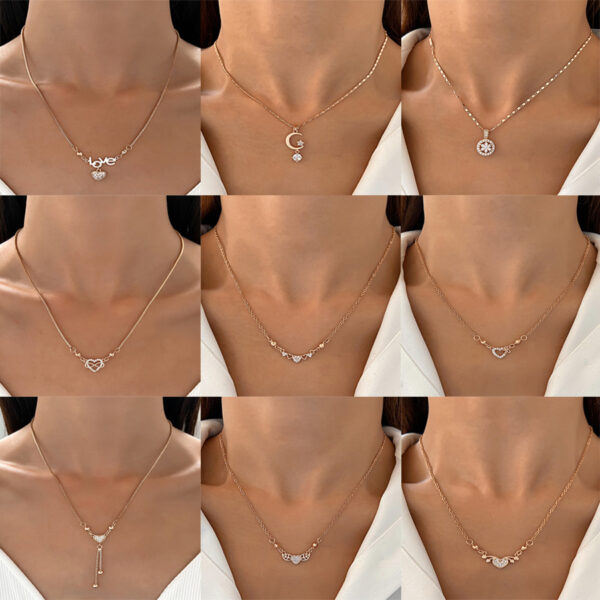 Women's Heart Vintage Fashion Necklace - Image 2