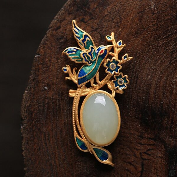 Hetian Jade Sweater Necklace Pendant For Women - Image 6