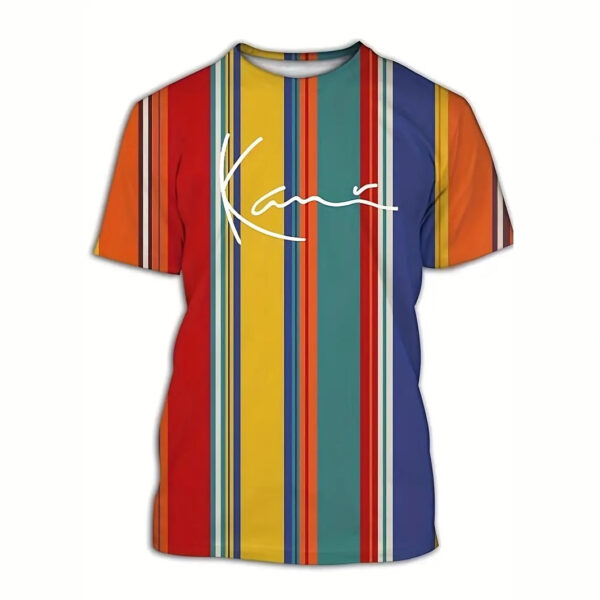 Men's Carnival Fashion Striped T-shirt - Image 7