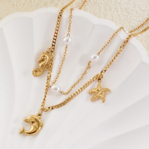 Niche Temperament Round Beads XINGX Shell Anklet - Image 9