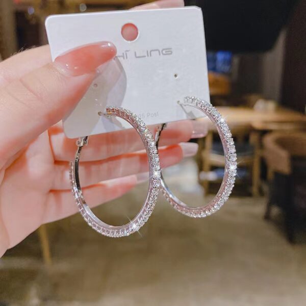 Simple Hoop Earrings Women - Image 4