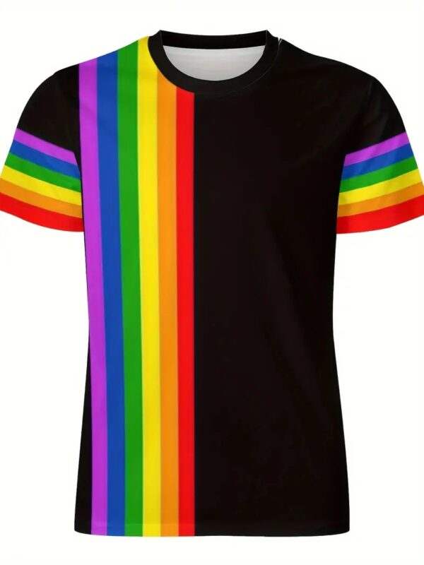 Men's Carnival Fashion Striped T-shirt - Image 2
