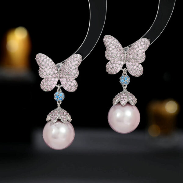 French Vintage Court Style Heavy Industry Exaggerated Earrings Elegant Graceful - Image 6