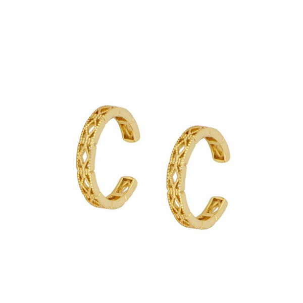 European And American Zircon Ear Clip Eardrops Hours Ear Ring - Image 9