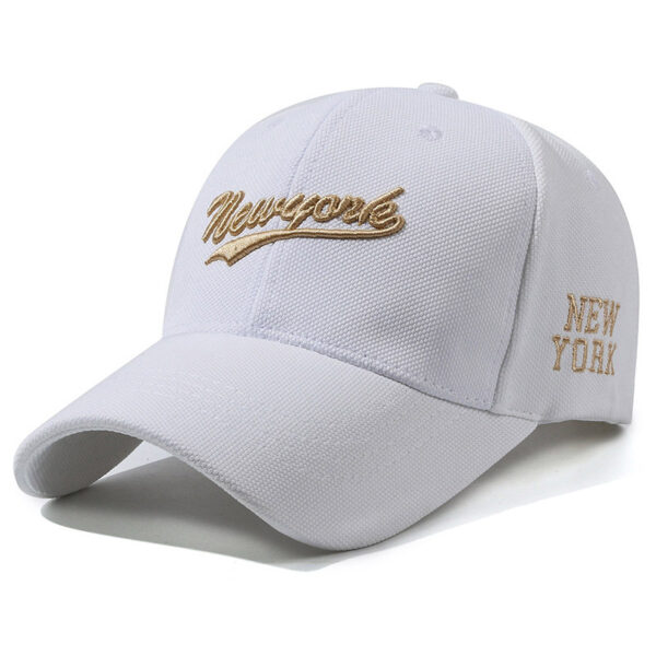 Hard Crown Baseball Cap Men's And Women's Embroidered Letters - Image 2