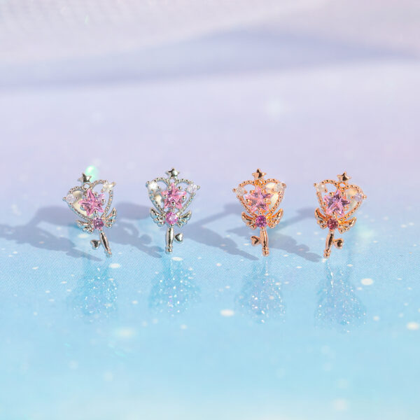 Magic Stick Ear Art Earrings