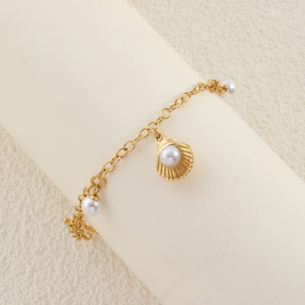 Niche Temperament Round Beads XINGX Shell Anklet - Image 8