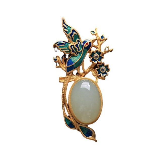 Hetian Jade Sweater Necklace Pendant For Women - Image 2
