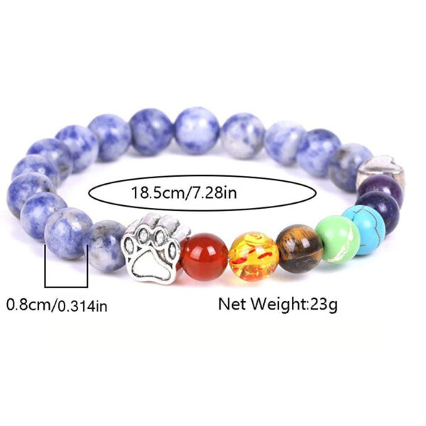 Cute Pet Paw Print Bracelet Love Alloy - Image 3