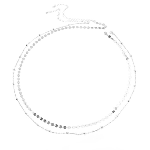 Women's Fashion Round Beads Chain Double-layer Waist Chain - Image 3
