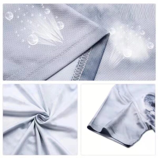 3D Printing Men's Breathable Crew Neck Short Sleeves - Image 3