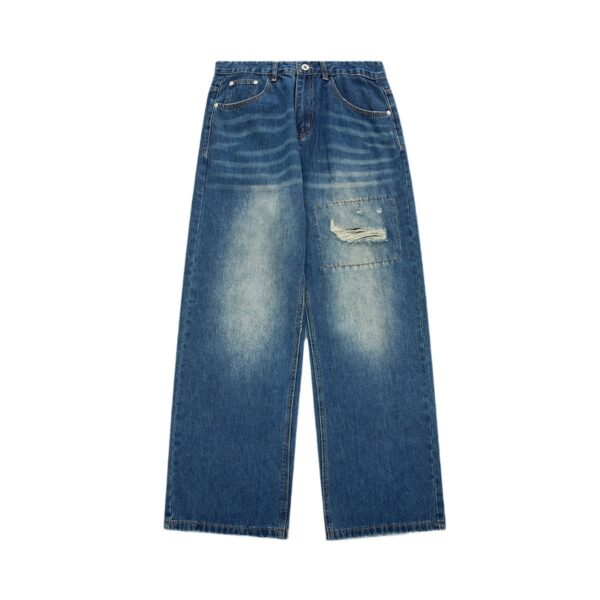 Fashion Loose Cool Vintage Jeans For Men - Image 5