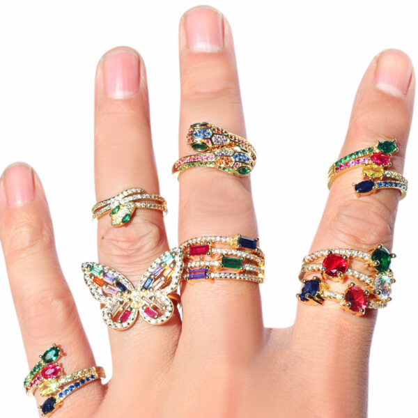 Retro Easy Matching Stylish Adjustable Ring - Image 10