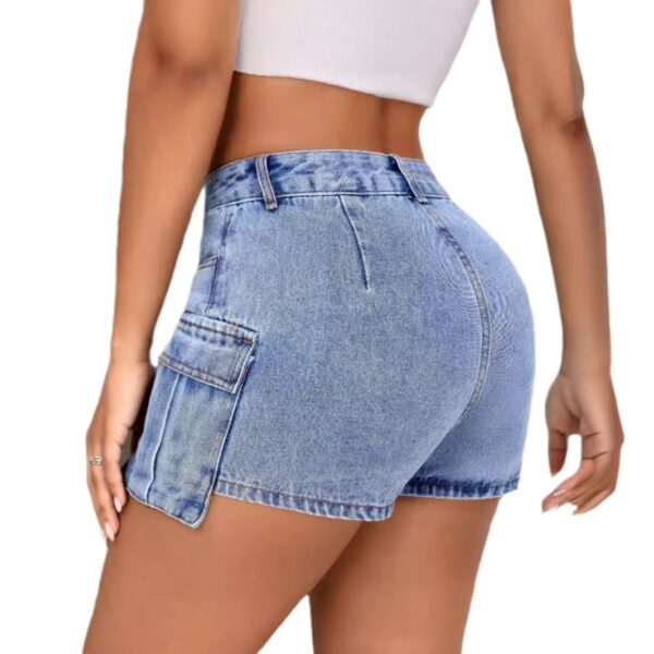 Women's Comfortable Fashion Slim Fit Denim Shorts - Image 5