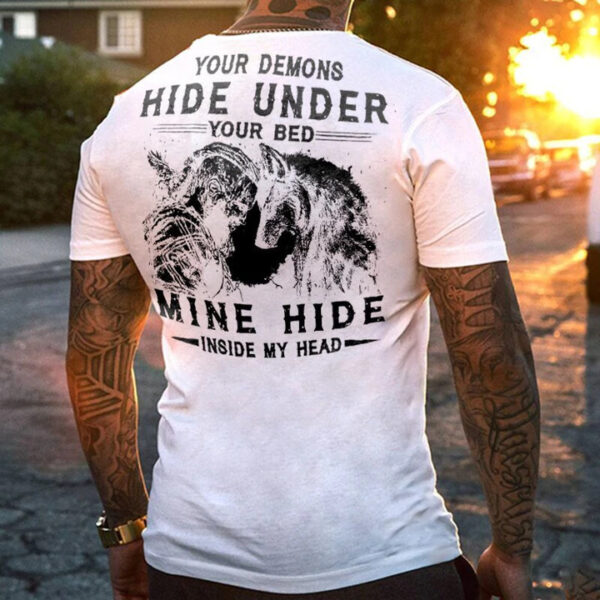 European And American Hip Hop Series Digital 3D Print Men's Street Short Sleeve Sports T-shirt Top - Image 8