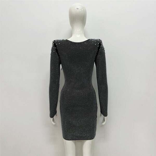 Sexy Rhinestone Bandage One-piece Dress Cross Border Foreign Trade Sexy Tight - Image 4