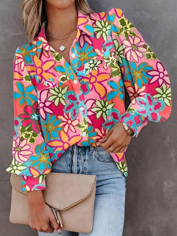 Women's Fashion Casual All-match Short-sleeved Shirt - Image 3