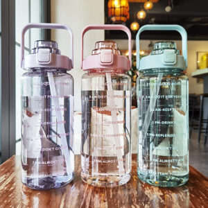 Large Plastic Cup Portable Water Bottle