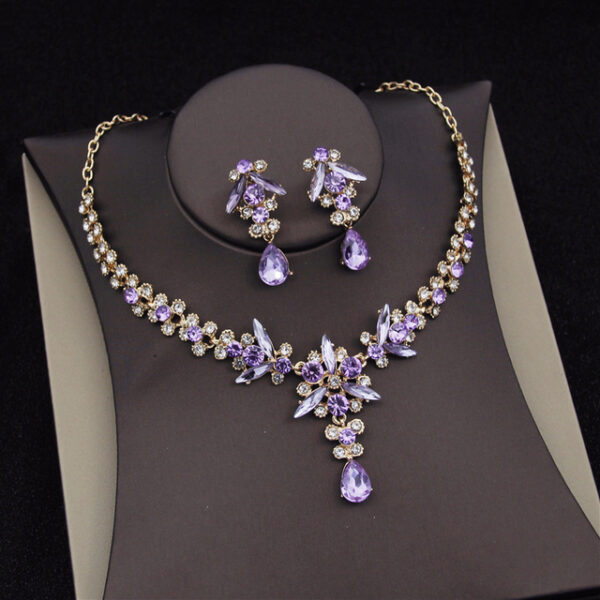 Royal Queen Bridal Jewelry Sets For Women Luxury Tiaras Crow - Image 2