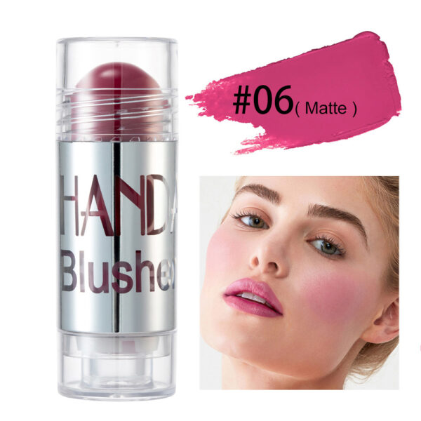 Cheek Blusher Shimmer Blush Stick Face Makeup Highlighter Bronzer Contour Cream Long-lasting Facial Make Up Cosmetics - Image 10