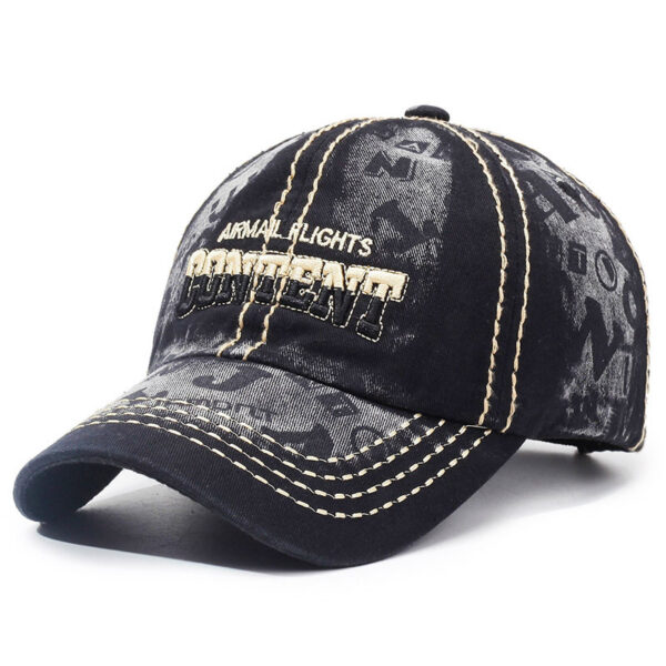 Retro Washed Baseball Cap For Men And Women Couple - Image 4