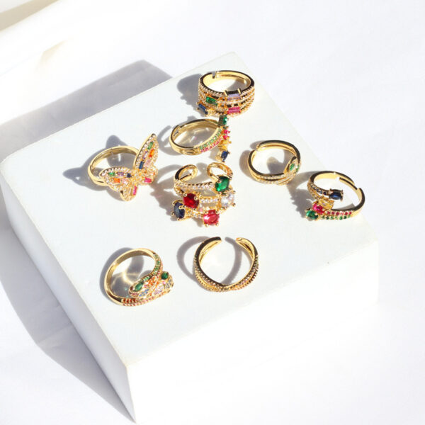 Retro Easy Matching Stylish Adjustable Ring - Image 2