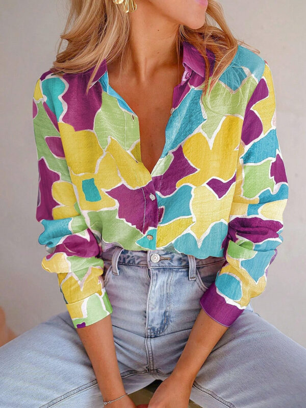 Women's Fashion Casual All-match Short-sleeved Shirt - Image 4