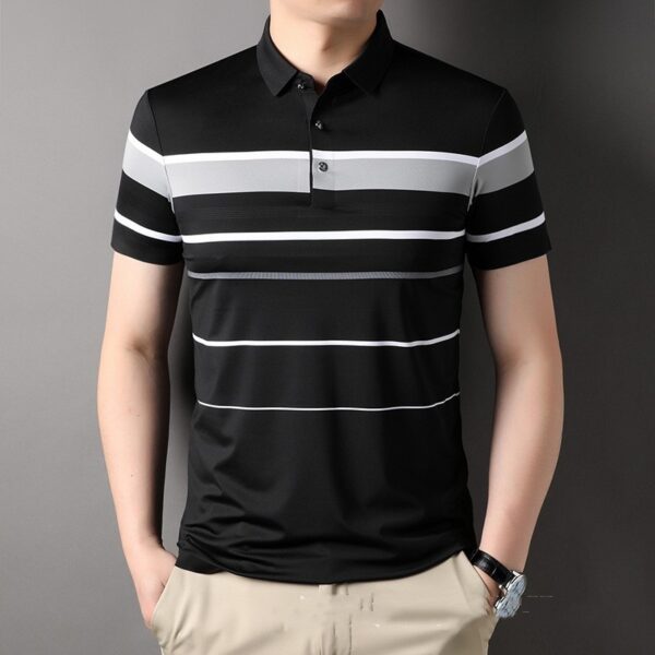 Summer Men's Short-sleeved Lapel Seamless - Image 9