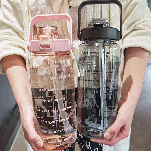 Large Plastic Cup Portable Water Bottle - Image 5