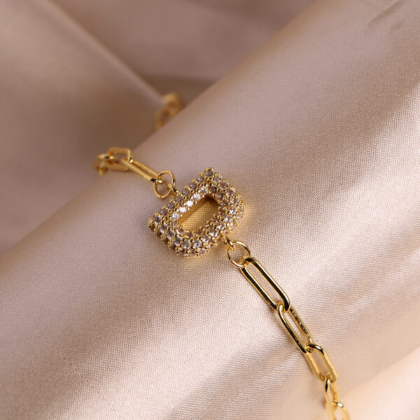 18K Bubble Balloon 26 English Zircon Clip Bracelet - Image 5