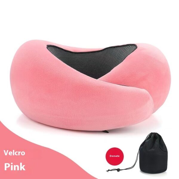 Soft Memory Foam Travel Neck Pillow U Shape Adjustable Support Comfortably Sleeping On Plane Car Office Noon Break - Image 5