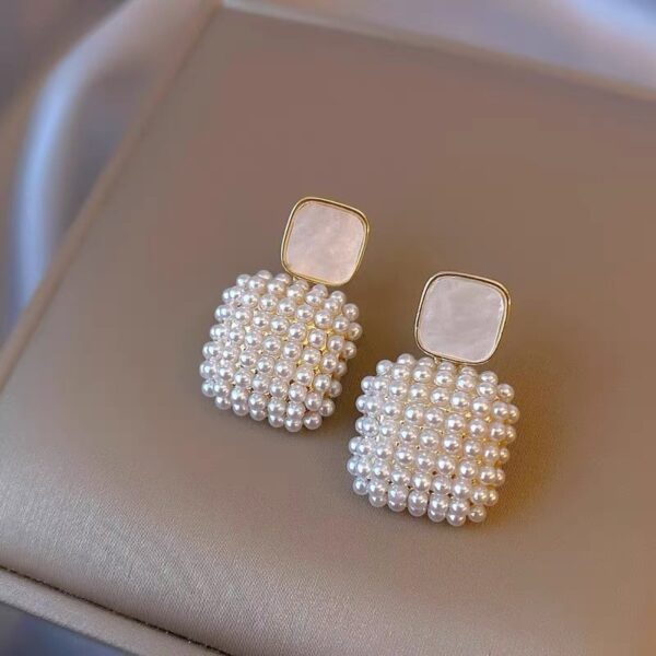 High-grade Pearl Earrings Simple - Image 4