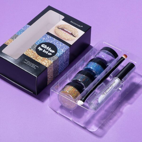 Glitter Lip Gloss Lipstick Shiny DIY Lip Gloss Diamond Waterproof Long Lasting Lipgloss Kit With Lip Primer Lip Tint Lips Makeup - Image 4